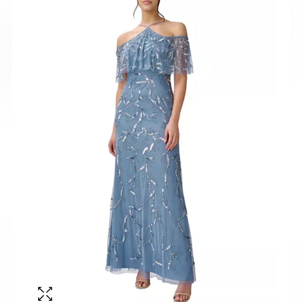 Sequined Aidan Mattox Gown